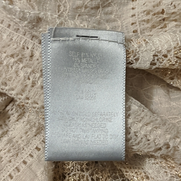 ✨50% OFF✨ Urban Outfitters gold and ivory lace tank top - Picture 6 of 6